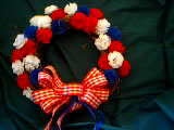 Red, White and Blue with Bow